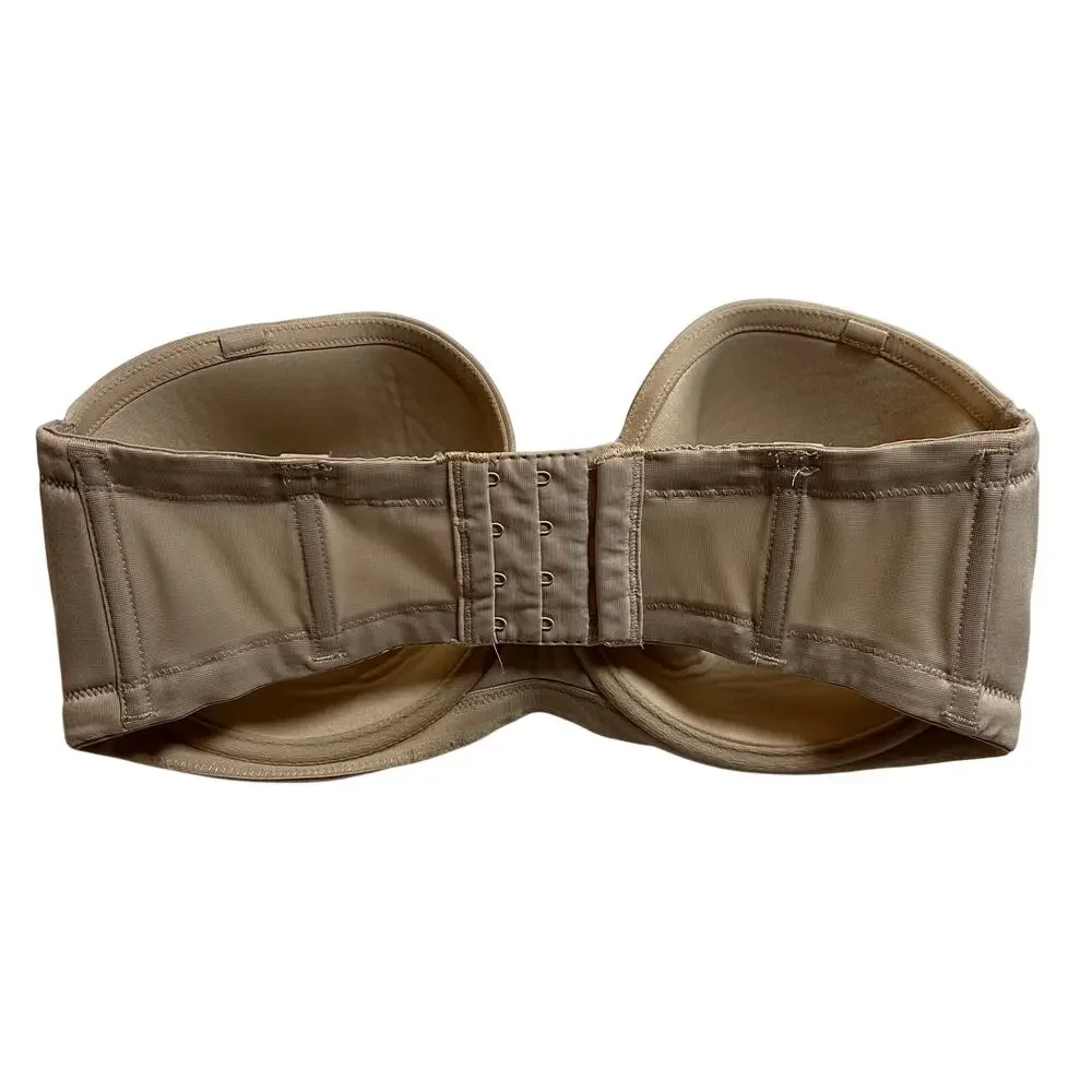 Wacoal Red Carpet Strapless Underwire Bra Size 32DDD in Color Sand **NO STRAPS**